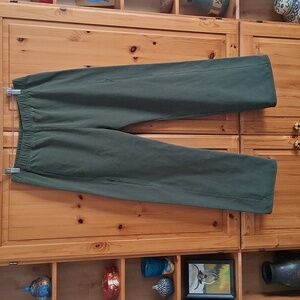 Wondery Outdoors Roam Free Utility Green Cotton Blend Trail Pants Size Medium